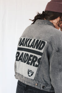 Oakland Raiders Denim Jacket