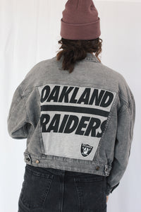 Oakland Raiders Denim Jacket