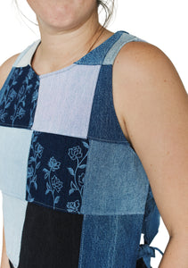 Patchwork Tie Top | M