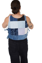 Load image into Gallery viewer, Patchwork Tie Top | M